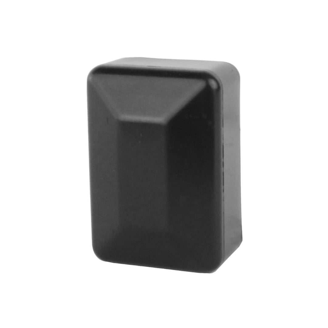 Zaunpfahlkappen rechteckig Pfostenkappen Rechteckstopfen Zaunkappen Abdeckkappen schwarz 60 x 80 mm