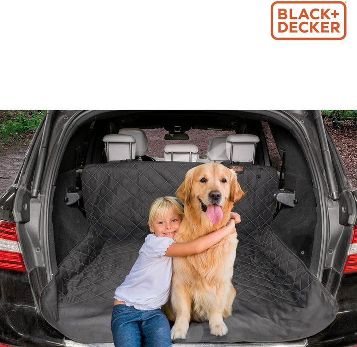 BLACK+DECKER Kofferraumschutzhülle Hund - Universal - rutschfest - wasserabweisend - 178 x 129 cm -