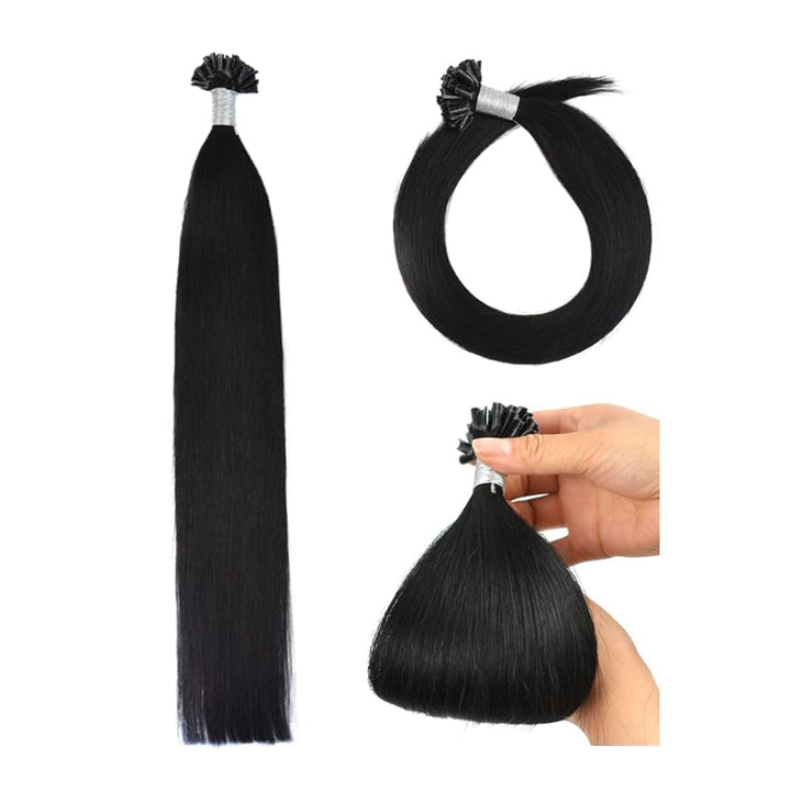 Extensions Echthaar Bondings U Tip Hair Extensions Echthaar Keratin Bondings Echthaar 50 cm Remy Ech