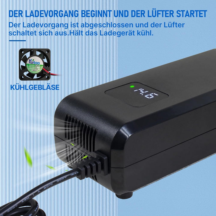 14.6V 10A LiFePO4 Lithium Batterie Ladegerät Maintainer für 12v/12.8v Deep Cycle Lithium Eisen Phosp