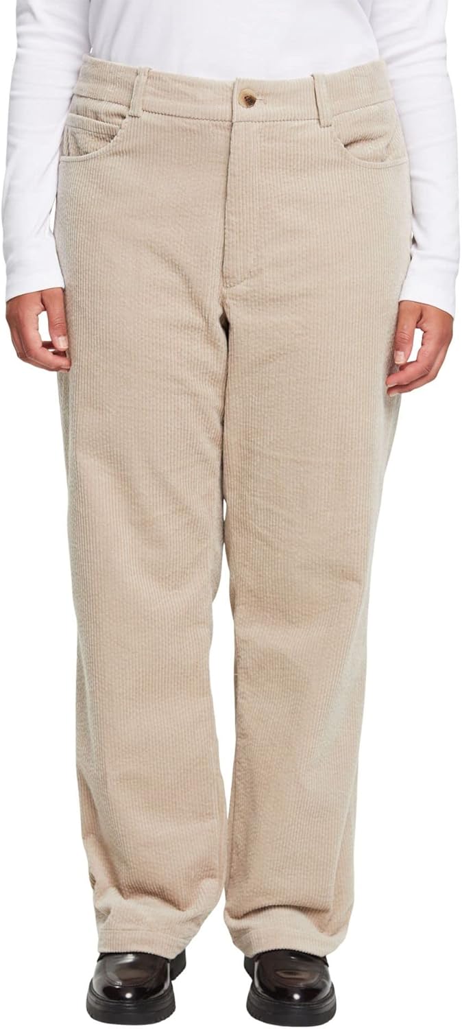 ESPRIT Damen Hose, 260/Light Taupe