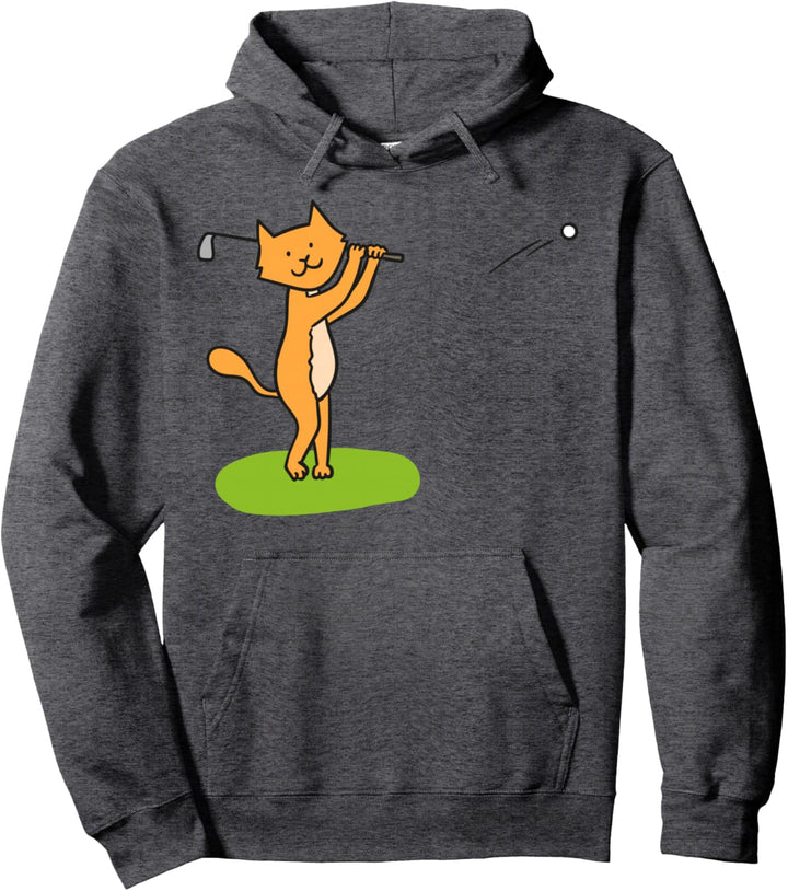 Golf Katze / Golfende Katze Pullover Hoodie