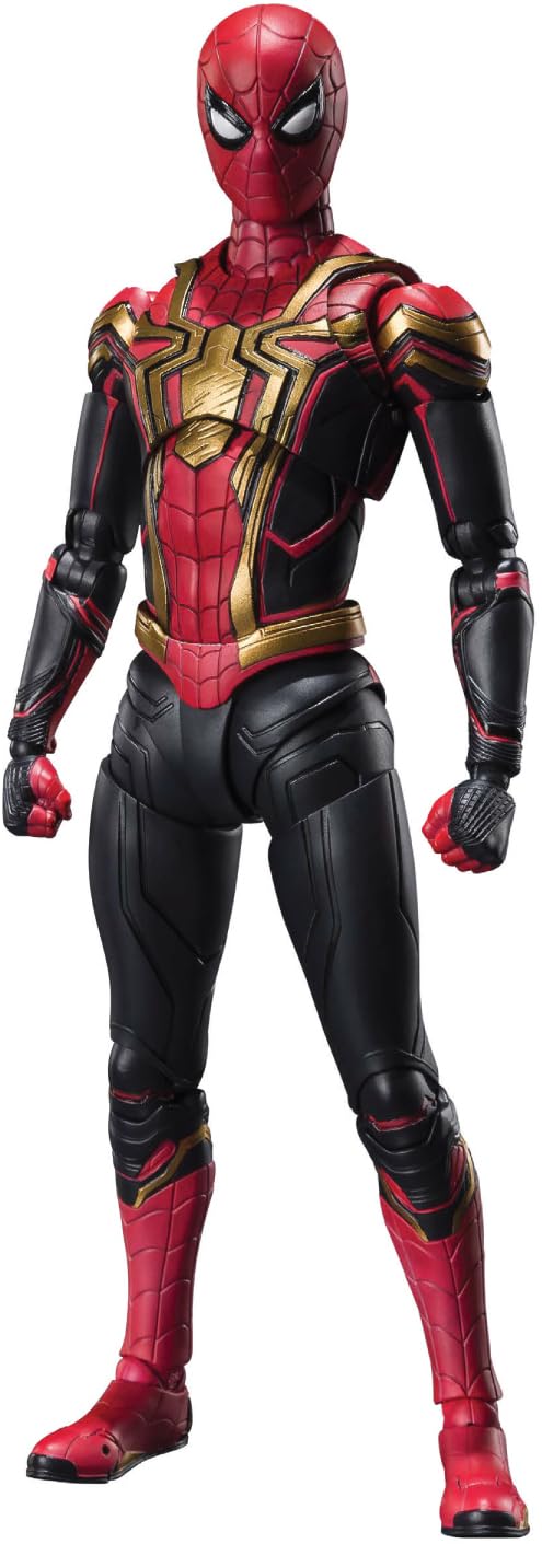 TAMASHII NATIONS Bandai Spider-Man: No Way Home Figur S.H. Figuarts Spider-Man (Integrated Suit) Fin