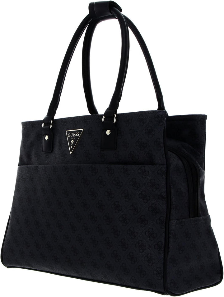 GUESS Damen Jesco Shopper Tote Bag Anthrazit, Kohlefarben