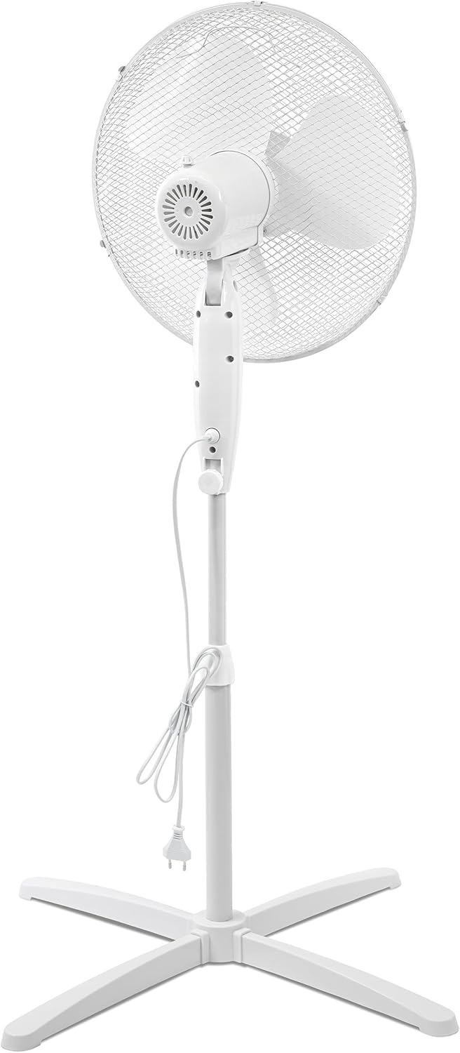 ito electronics ito Standventilator 40 cm Durchmesser weiss-oszillierend + 3 Geschwindigkeiten einst