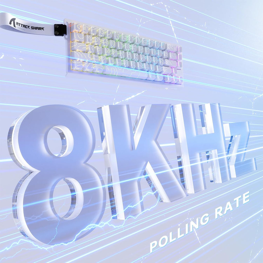 MAMBASNAKE × Attack Shark kabellose Tastatur und Maus mit magnetschaltern, 8-kHz-Rapid-Trigger-Tasta