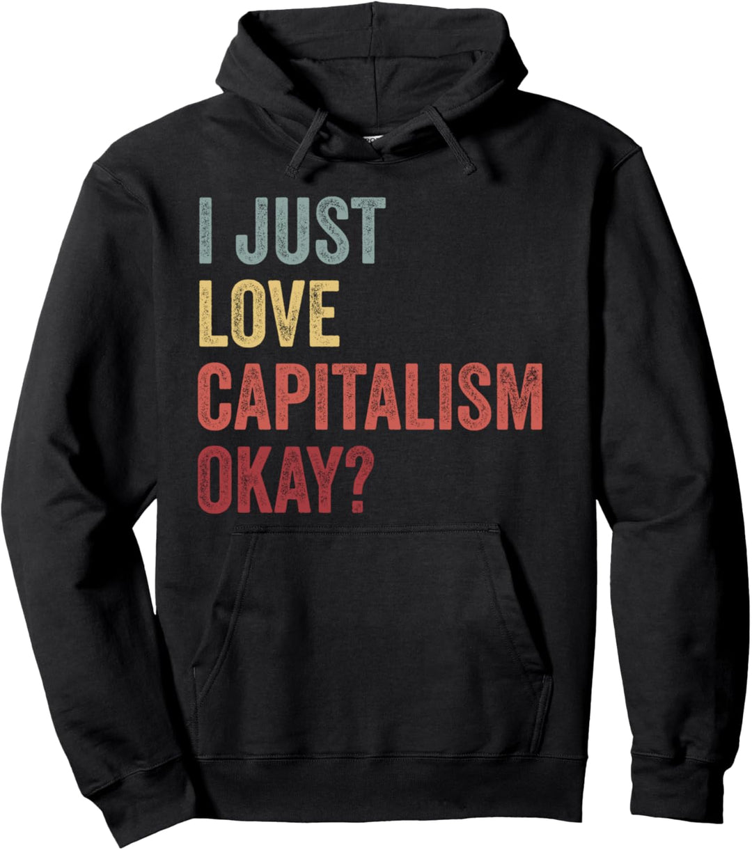 I Love Capitalism Lustige Wirtschaft Kapitalist Geschenk Pullover Hoodie