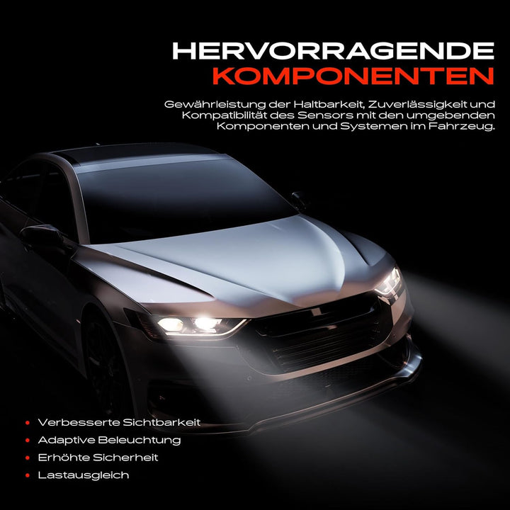 2x Niveausensor Luftfederung Vorne Links Rechts für A6 Avant Allroad 4F2, C6 4F5, C6 4FH, C6 2.0L 2.