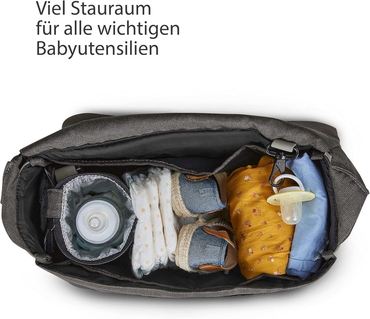 ABC Design Wickeltasche Urban Diamond Edition - Crossbody Bag mit Baby Zubehör – Messenger Bag - gro