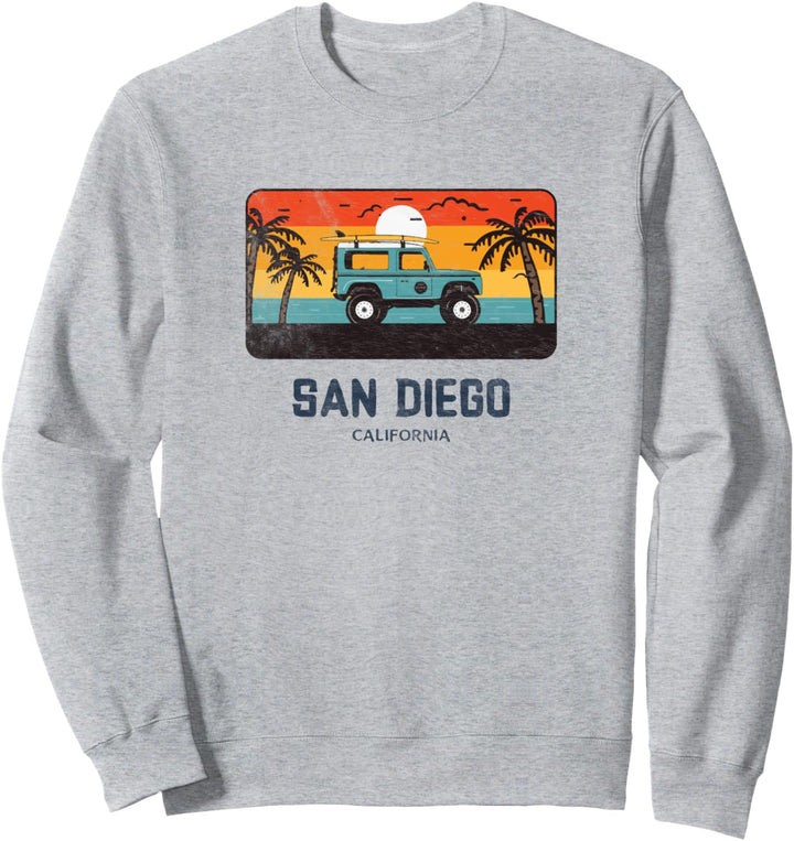 Vintage Retro San Diego Kalifornien Sweatshirt