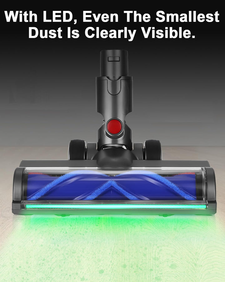Elektrische Bürste kompatibel für Dyson V6 DC59 DC61 DC62 DC74, Mit LED-Beleuchtung Und Turbobürsten