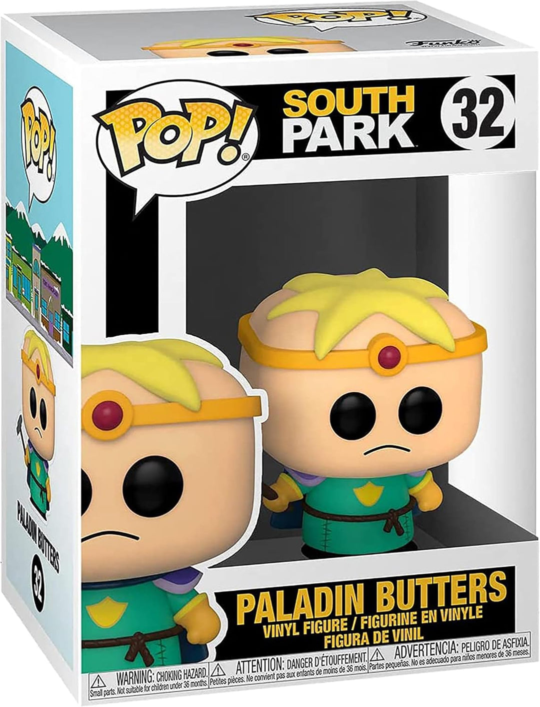Funko Pop! TV: SPStickOfTruth-Paladin Butters Stotch - South Park - Vinyl-Sammelfigur - Geschenkidee