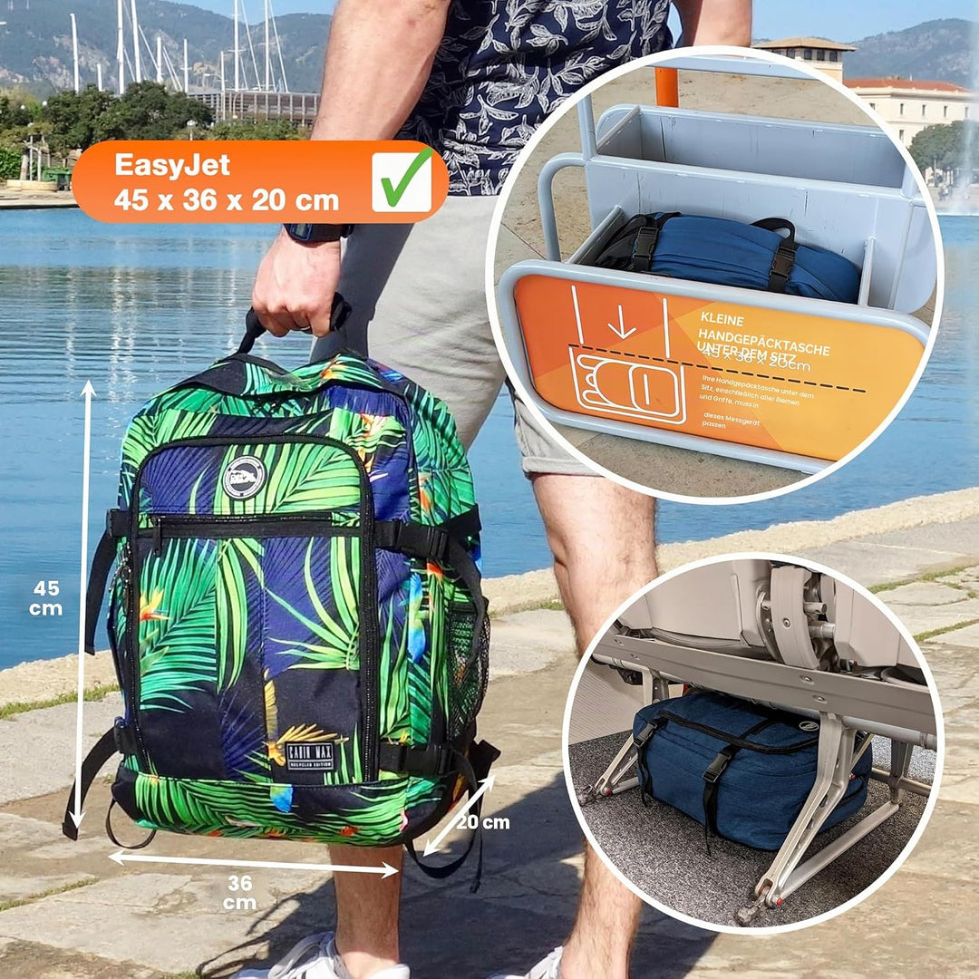 Cabin Max 30L Metz Rucksack - Handgepäck 45 x 36 x 20 cm, mittelgrosser Handgepäckrucksack für Easyj