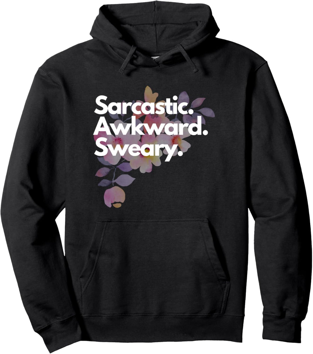 Sarkastisch ungeschickt Fluchig Lustiges Sprichwort für Pullover Hoodie