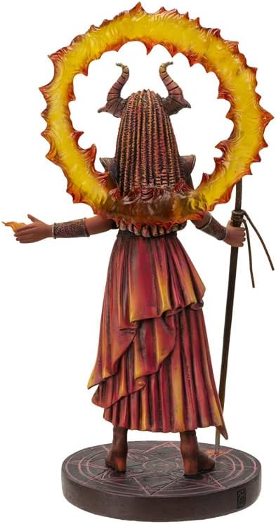 Pacific Giftware Magierin Figur Element Feuer - Elemental Magic by Anne Stokes | Dämonin Hexe Sammel