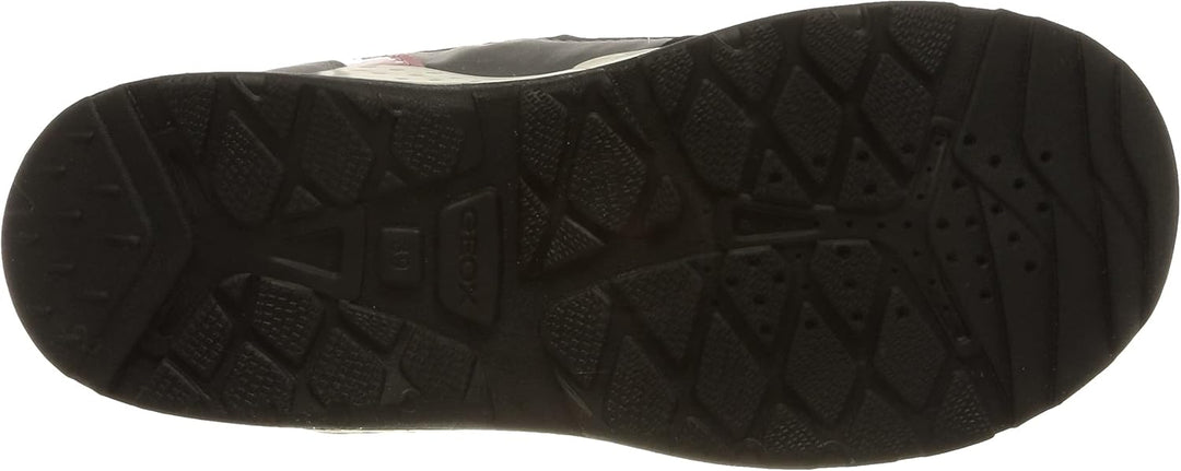 Geox Mädchen J Sentiero Girl B AbAnkle Boot 32 EU Dk Grey Rose, 32 EU Dk Grey Rose