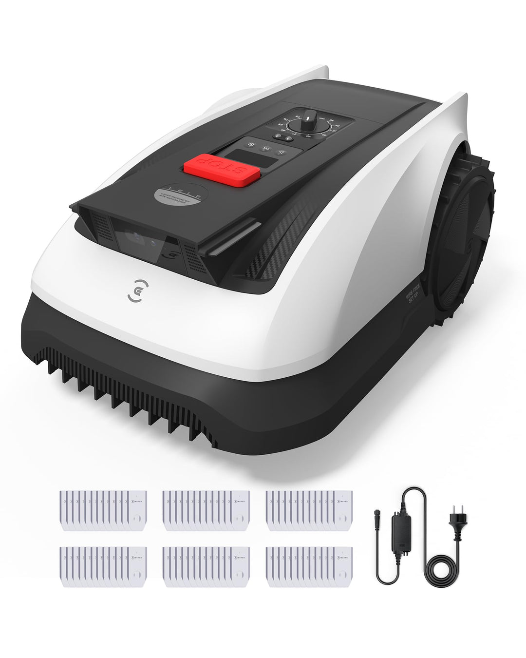 ECOVACS Goat O800 RTK Care Kit Mähroboter Ohne Begrenzungskabel, 800m², LiDAR-Gestützte RTK+Vision N