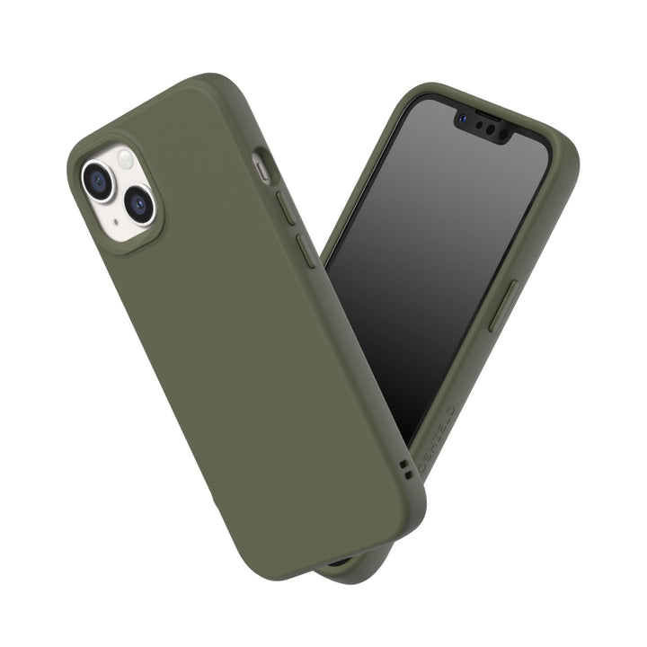 RhinoShield Coque Compatible Avec [iPhone 13/14] | SolidSuit iPhone 13 / 14 - Algengrün, iPhone 13 /