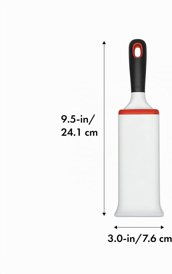 OXO Good Grips FurLifter Selbstreinigende Flusenbürste/Möbelbürste, Weiss, Garment