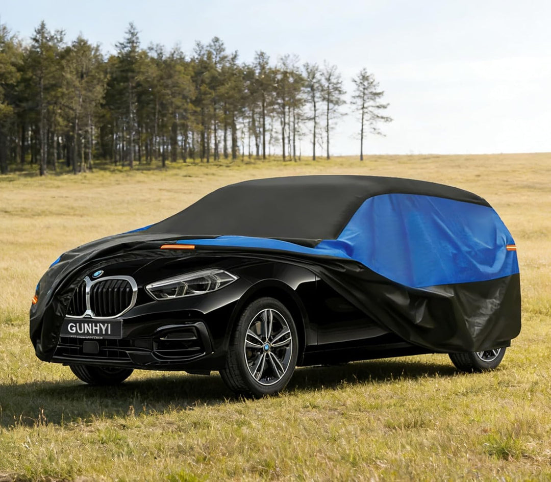 Gunhyi Autoabdeckung Wasserdicht Atmungsaktiv, Abdeckplane für BMW 1er E87/E81/F20/F21/F40/118i/120i