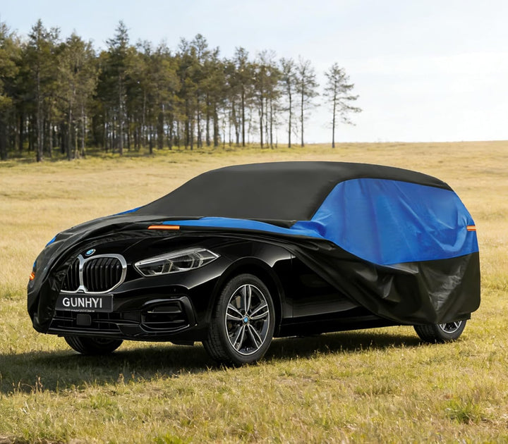 Gunhyi Autoabdeckung Wasserdicht Atmungsaktiv, Abdeckplane für BMW 1er E87/E81/F20/F21/F40/118i/120i