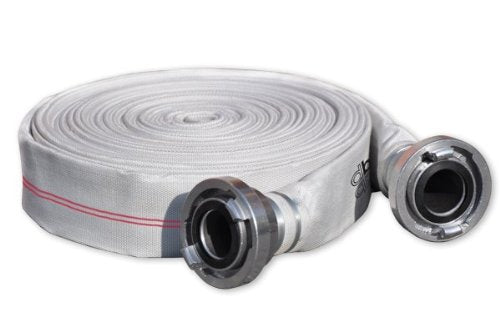 Bradas WLHSD2520 Bauschlauch Superline Wasser-Flachschlauch 1 Zoll, 20 m mit D-Storz Kupplung, 10 Ba