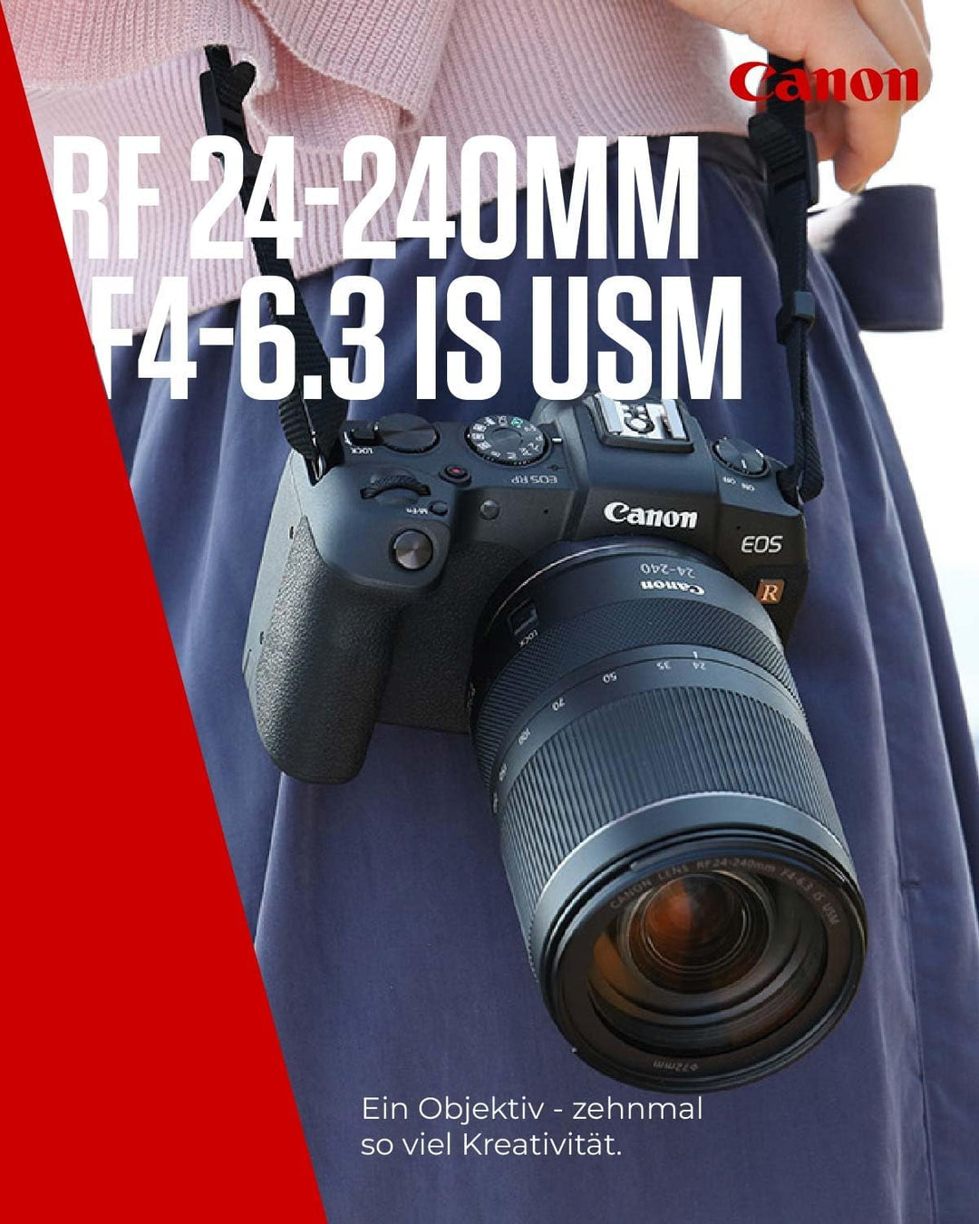 Canon RF 24-240mm F4-6.3 IS USM (72mm Filtergewinde) schwarz Single, Single
