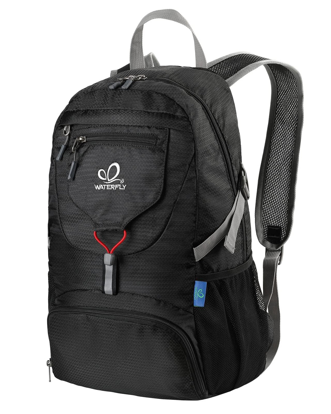 WATERFLY Ultraleicht Faltbar Klein Rucksack: 20L Leicht Packable Wanderrucksack Tagesrucksack Trekki