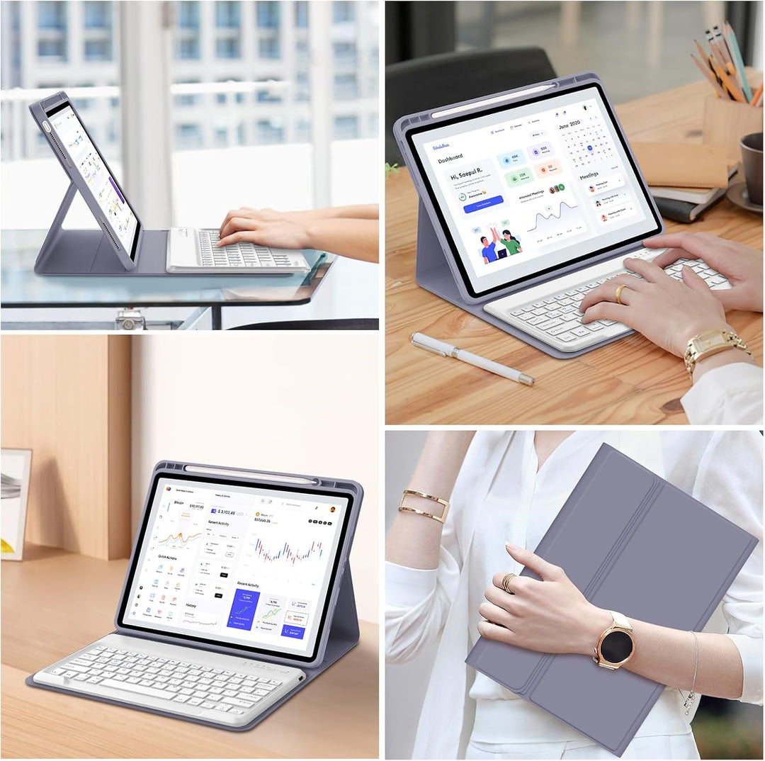 IVEOPPE Tastatur für Redmi Pad Pro 12.1, Hülle Tastatur für Redmi Pad Pro 2024, Bluetooth Magnetisch