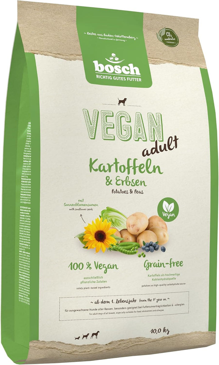 HPC Vegan Adult Kartoffel und Erbsen Hundetrockenfutter Für Ausgewachsene Hunde Aller Rassen Single