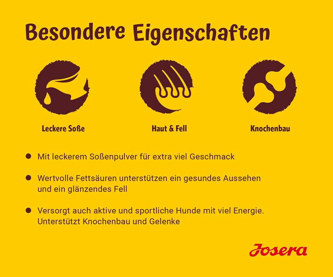 JOSERA Festival (1 x 15 kg) | Hundefutter mit leckerem Sossenmantel | Super Premium Trockenfutter fü
