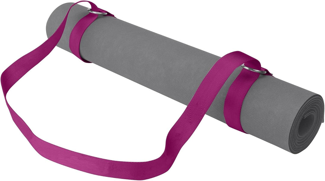 Gaiam Easy-Cinch Yogamatte Sling, 1 Stück (keine Matte im Lieferumfang enthalten) Fuchsia/Blau, Fuch