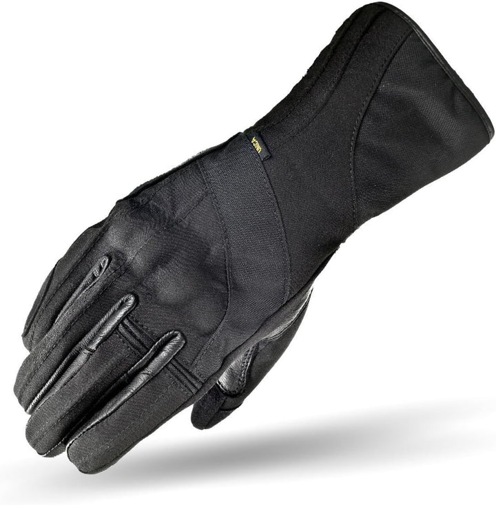 Shima UNICA WP Frauen Damen Motorradhandschuhe Leder Touring Membran Wasserdicht ( XS-L, Schwarz), M
