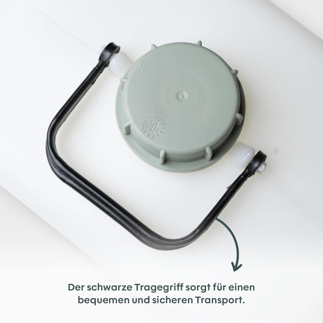 BOXIO - Kanister: 5L verschliessbarer Wasserkanister für Campingtoilette oder Wassertank für die Cam