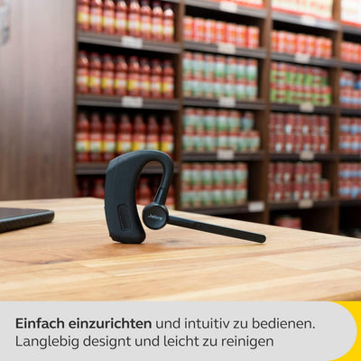 Jabra Perform 45 Mono Bluetooth Headset mit Ohrbügel, integriertes Mikrofon mit Ultra-Noise-Cancelli