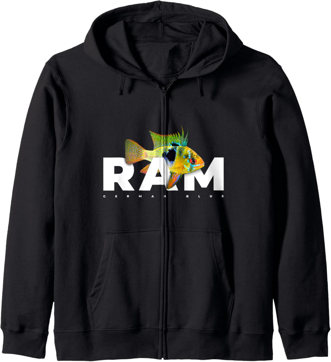 Deutscher Blue Ram Cichlid Aquarienfischhalter Kapuzenjacke