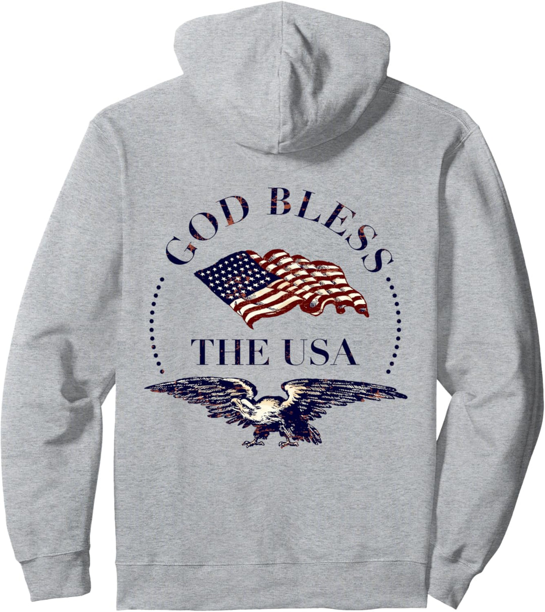 God Bless America - Gott Segne die USA Pullover Hoodie