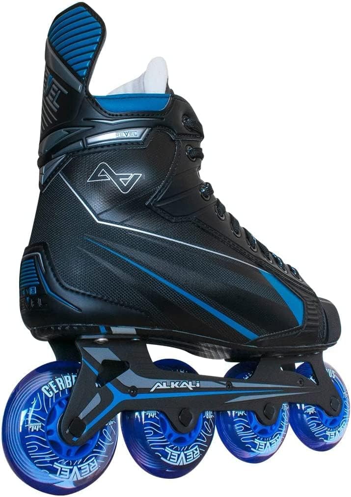 Alkali Revel Blue Indoor X-Soft 74A Roller Inline Hockeyrollen 76mm, 76mm