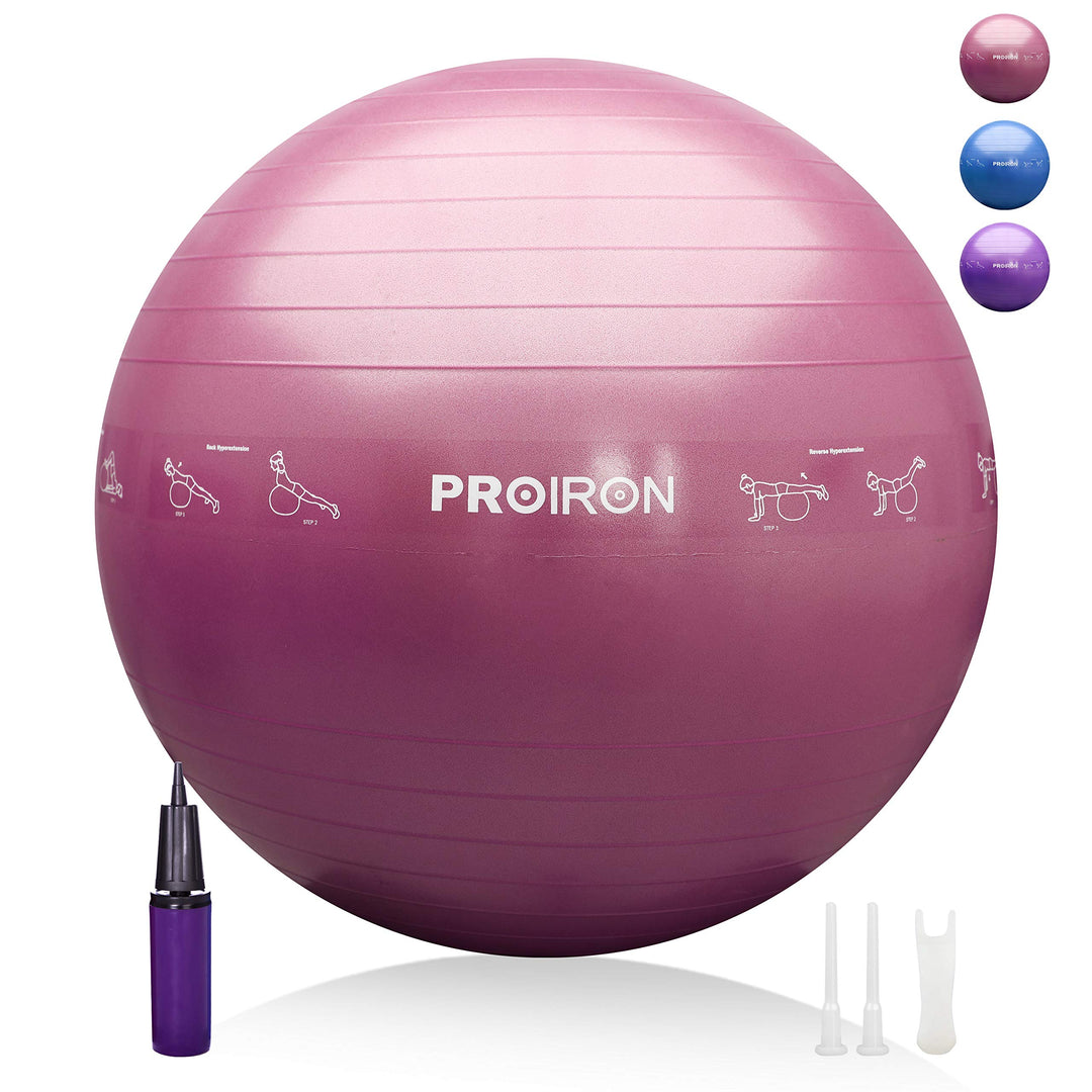 PROIRON Gymnastikball Pezziball Sitzball Trainingsball Fitnessball & Balance für Core-Training mit P