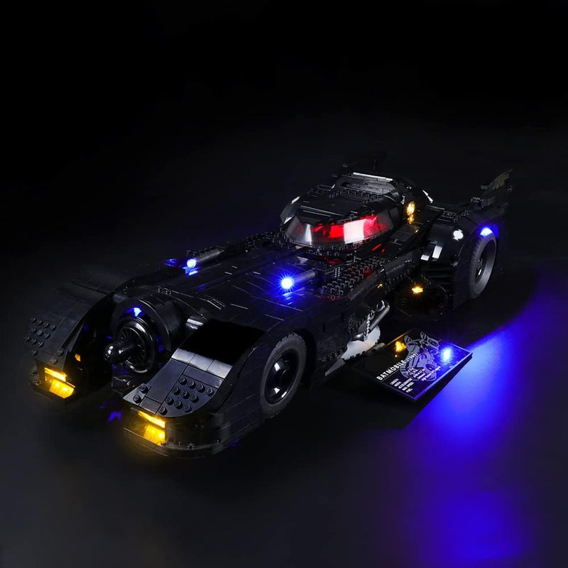 GEAMENT LED Licht-Set Kompatibel mit Lego Super Heroes 1989 Batmobile - Beleuchtungsset für DC 76139