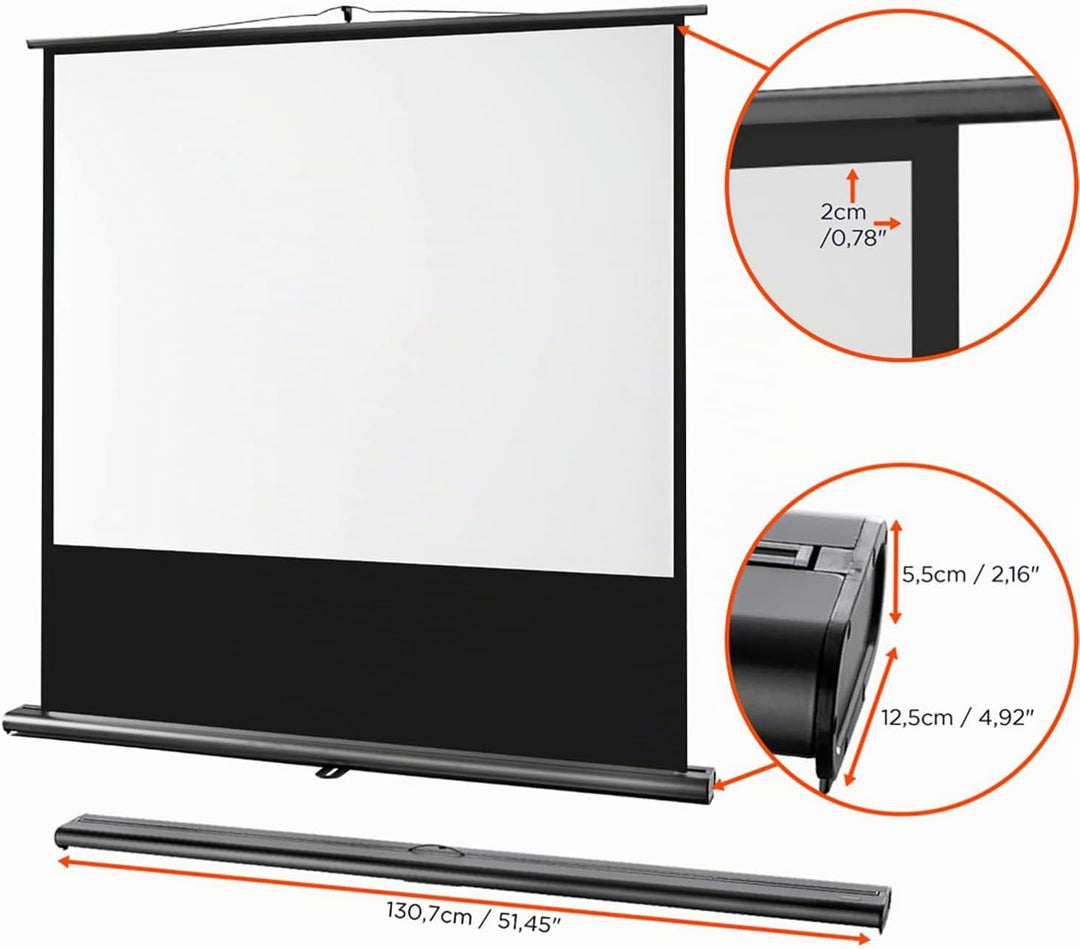 celexon Mobile Beamer-Stativ Leinwand Ultramobil Professional für Schule, Präsentation oder Büro mit