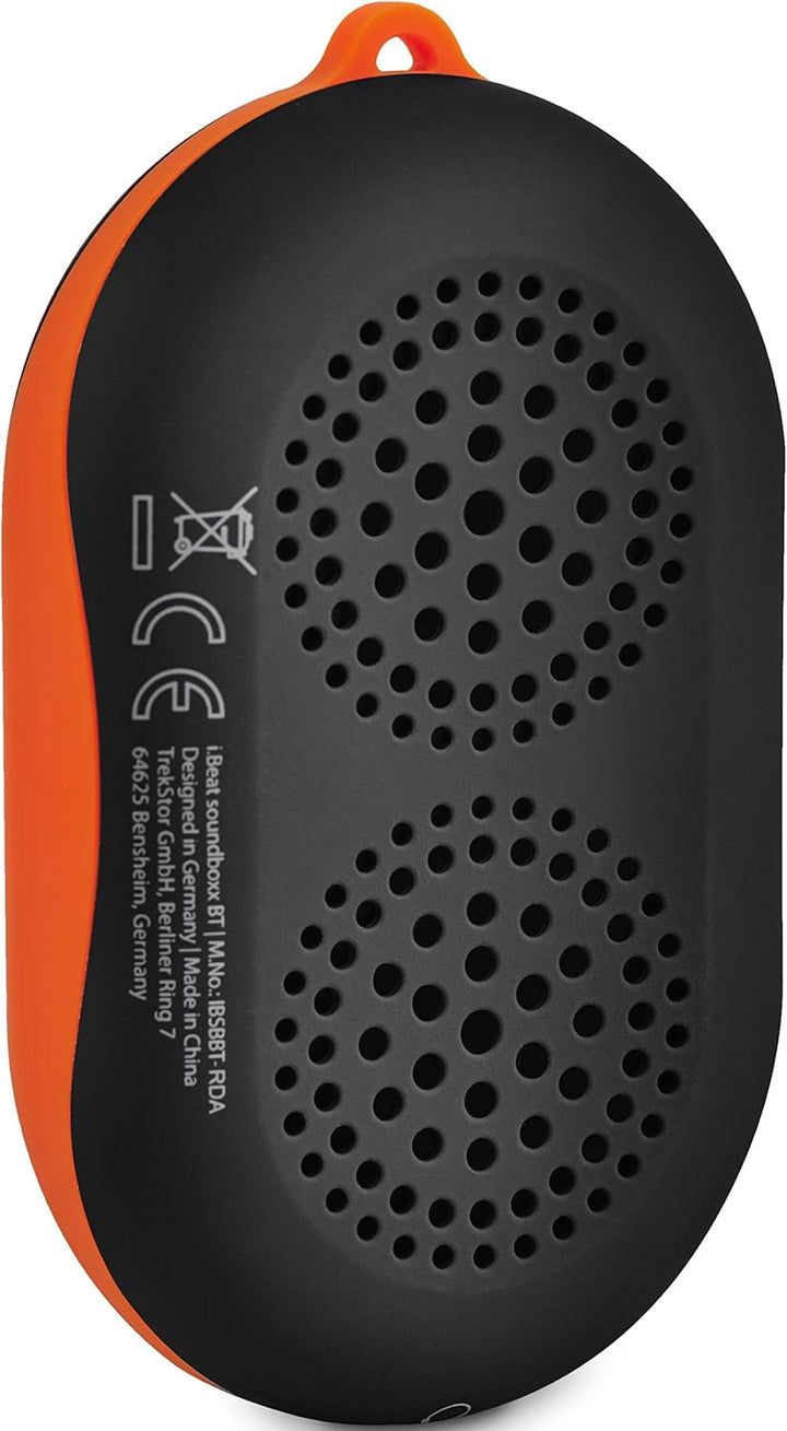 TREKSTOR i.Beat Soundboxx, multifunktioneller MP3-Player und Bluetooth-Aktivlautsprecher mit Freispr