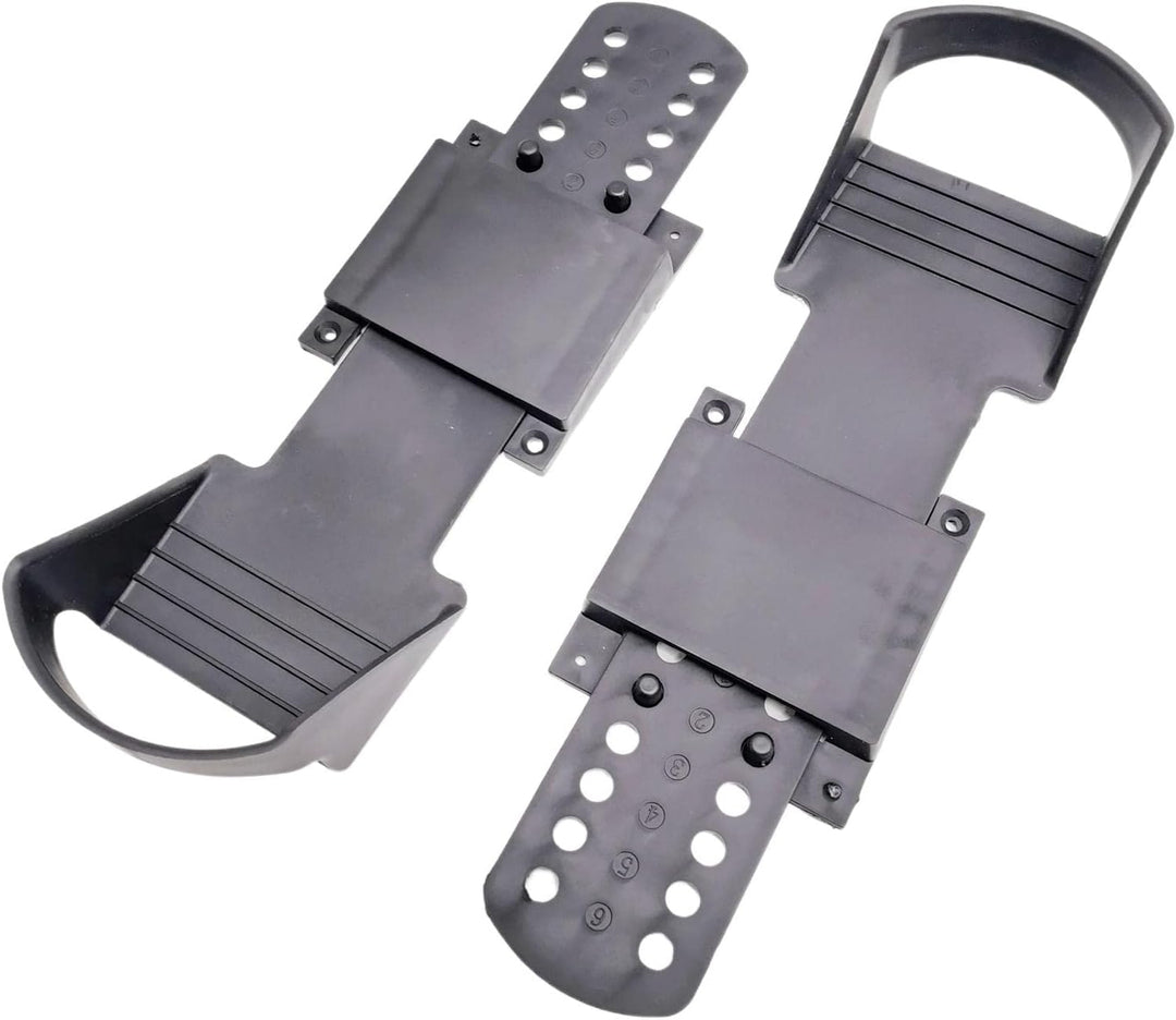2 Stück Rowing Machine Pedals rutschfest, Multifunktions-Trainer-Pedal-Ersatz Leicht, Rudergerät Ped
