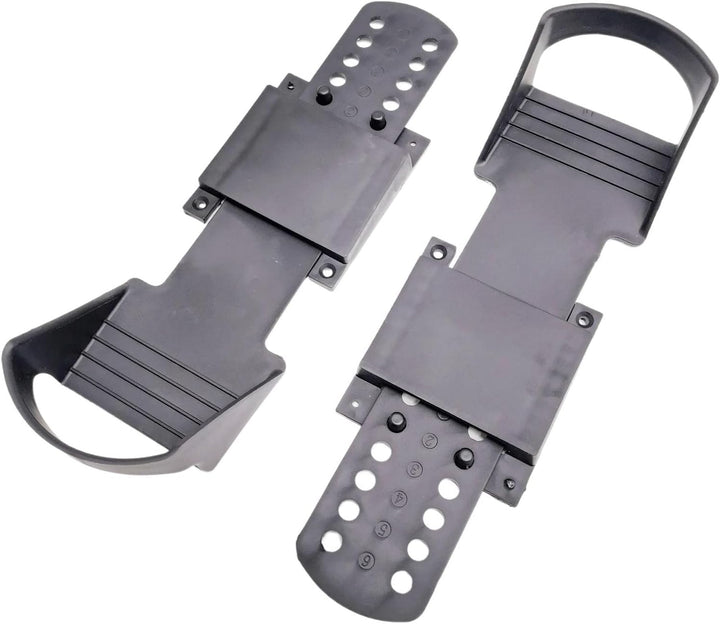 2 Stück Rowing Machine Pedals rutschfest, Multifunktions-Trainer-Pedal-Ersatz Leicht, Rudergerät Ped