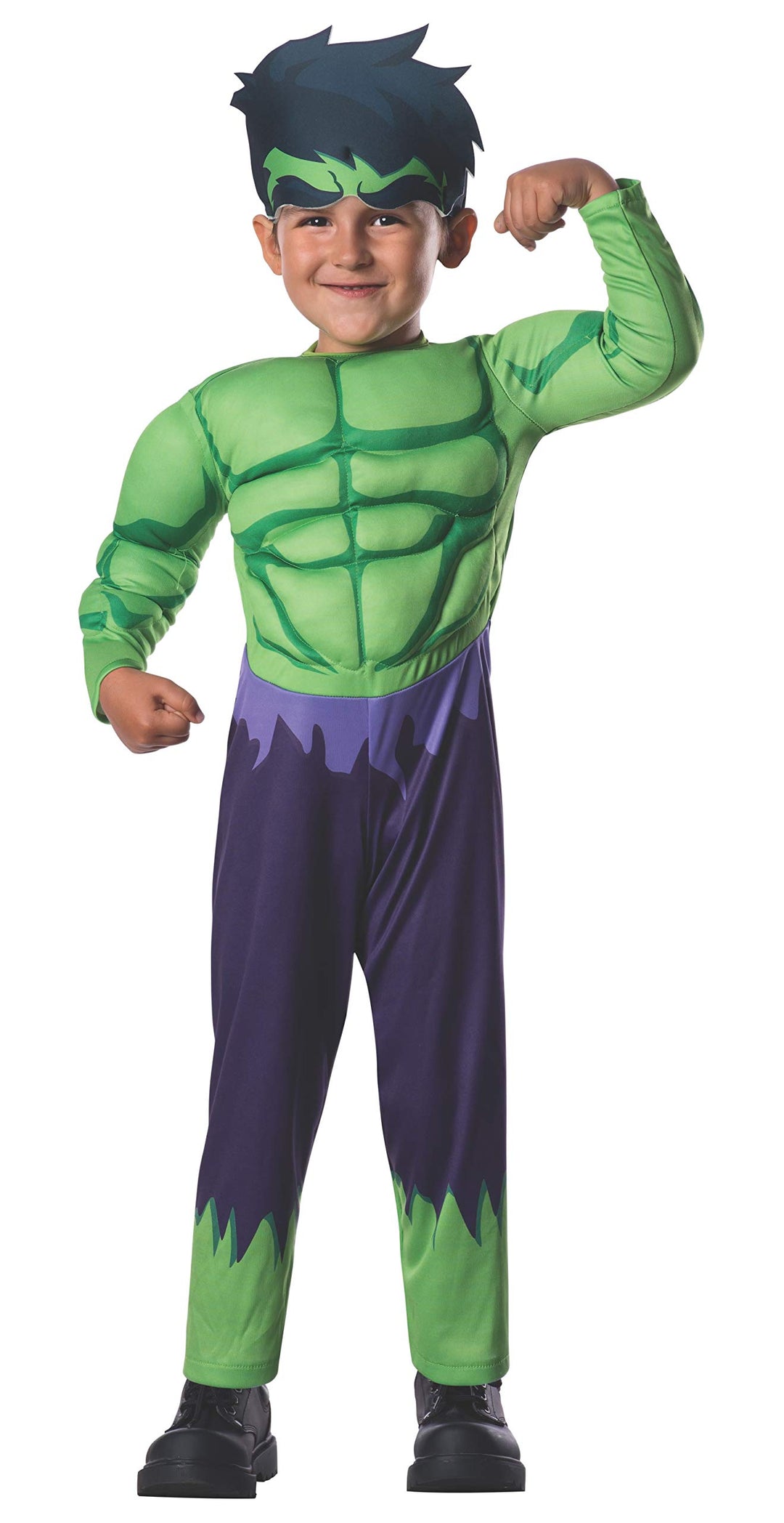 Rubies Avengers Hulk Deluxe Kostüm für Kinder, Grösse 1-2 Jahre 620016-T