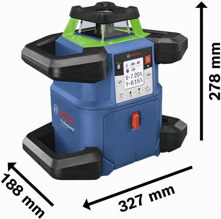 Bosch Professional 18V System Rotationslaser GRL 650 CHVG (grüner Laser, Nivellierung im Aussenberei