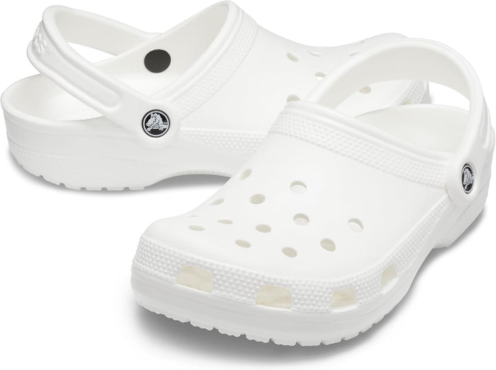 Crocs Unisex Classic (Best Sellers) Clogs 33/34 EU Weiss, 33/34 EU Weiss