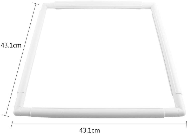 Stickrahmen Eckig, Kunststoff Kreuzstichrahmen Quadratischer Stickrahmen, Tischdecke Sticken Kreuzst