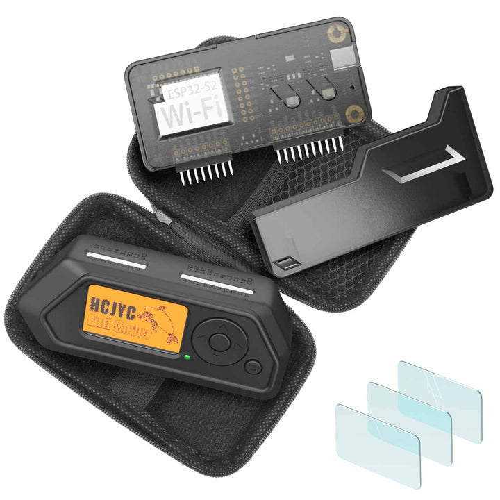 4 in 1 Protective Case Set for Flipper Zero Device and Wi-Fi Dev Board V1 ESP32-S2, Accessories for