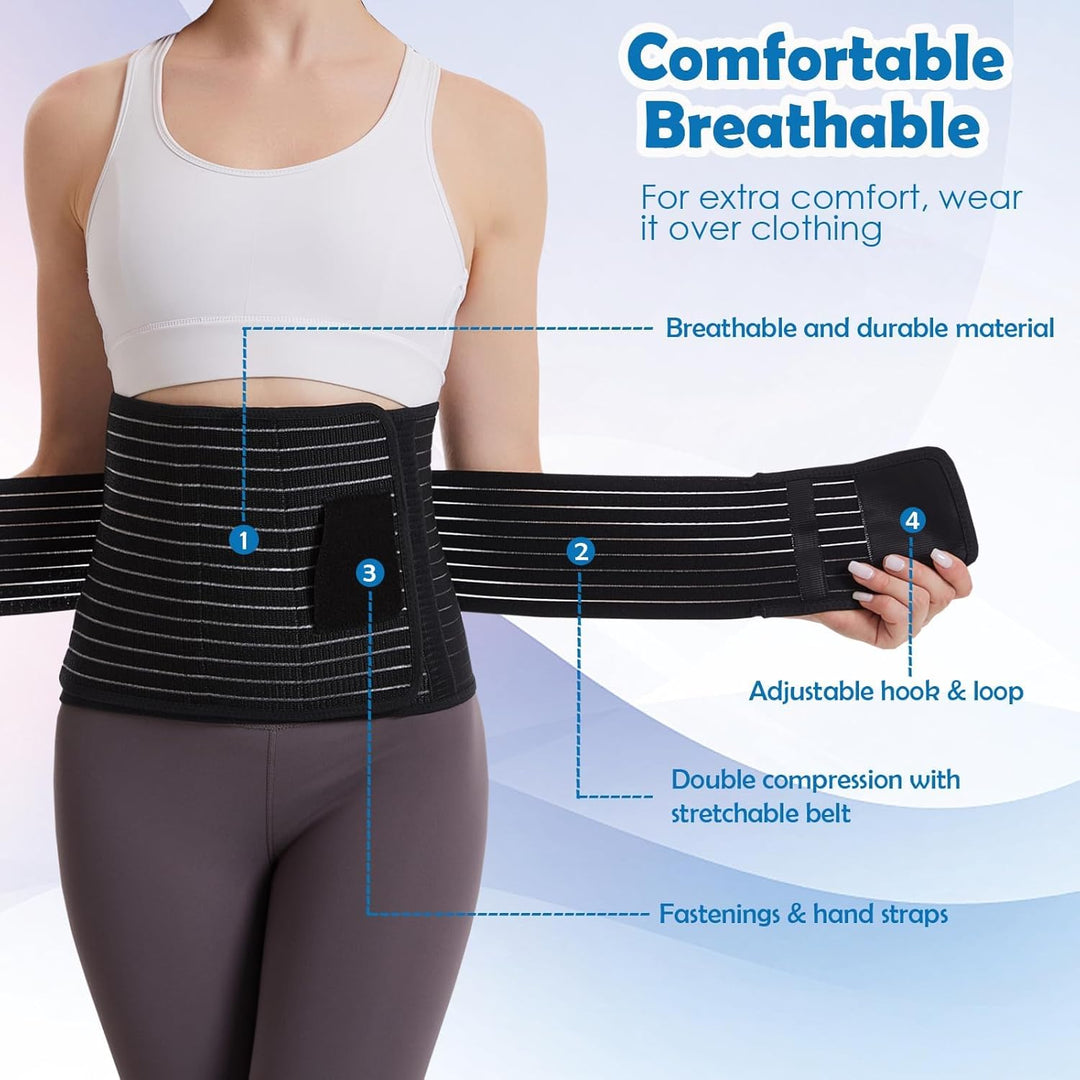 Postpartum Gürtel für Damen, Abdominal Binder Post Chirurgie Belly Wrap, C Abschnitt Erholung Must H